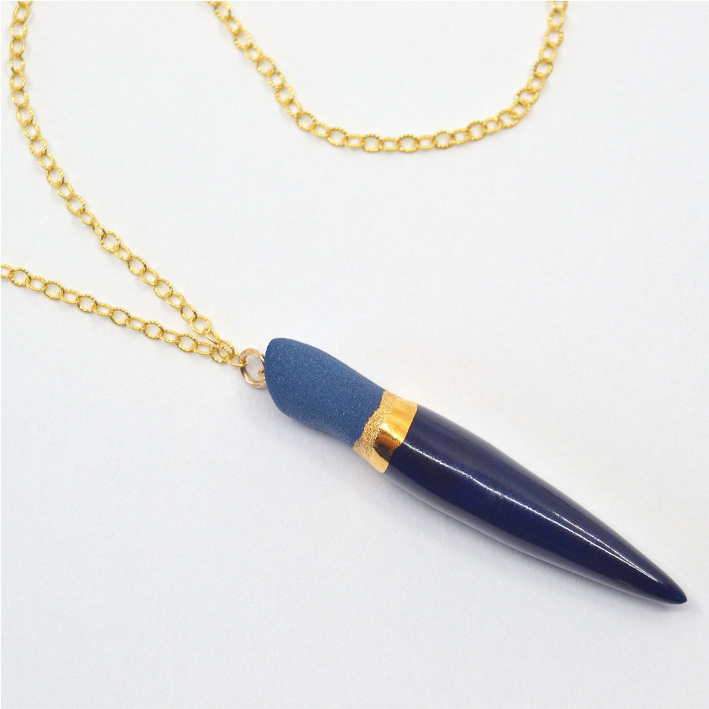 Serendipity In Blue Pendant Necklace