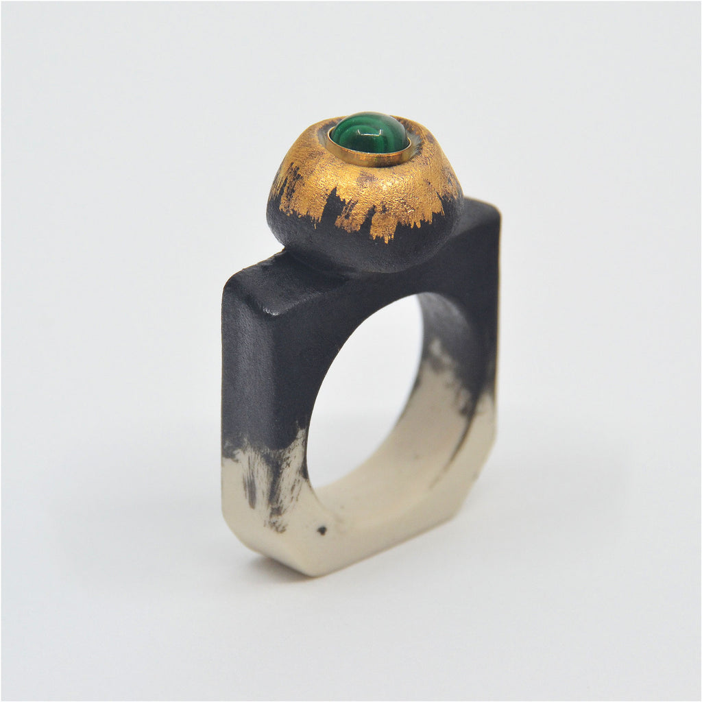 Dante's Malachite Ring Size 8 1/2