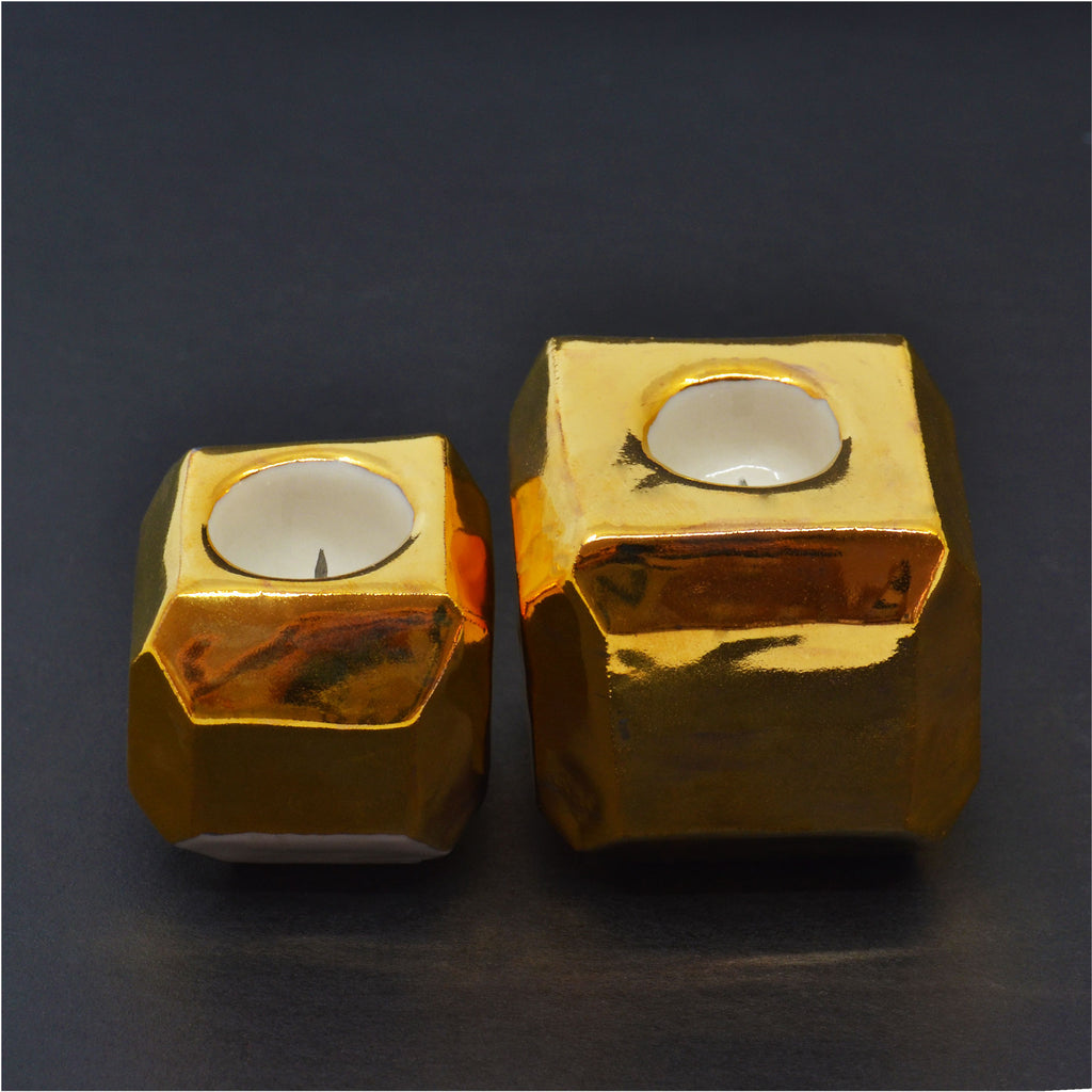 Golden Light Cubes