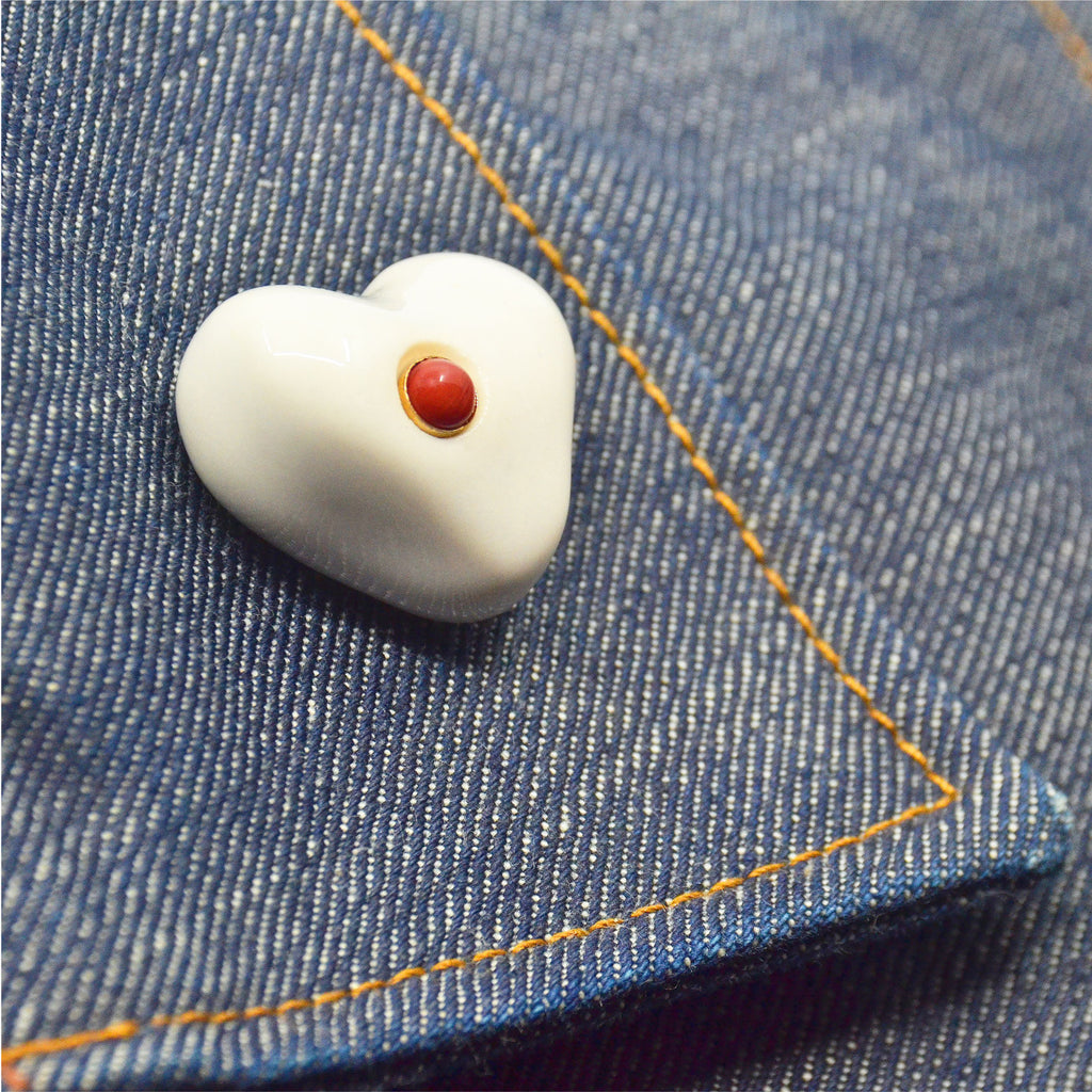 Carnelian Love Pin