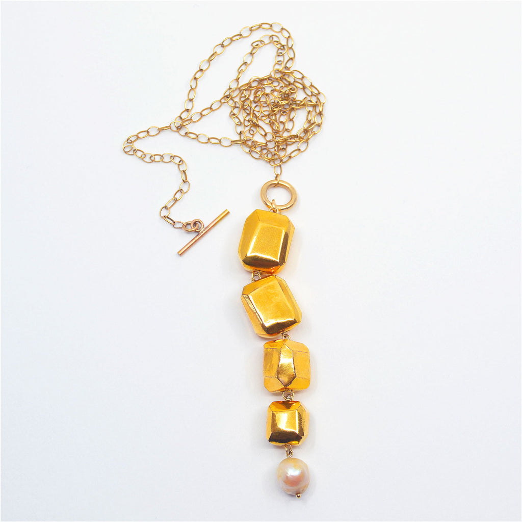 Gold Drip Necklace