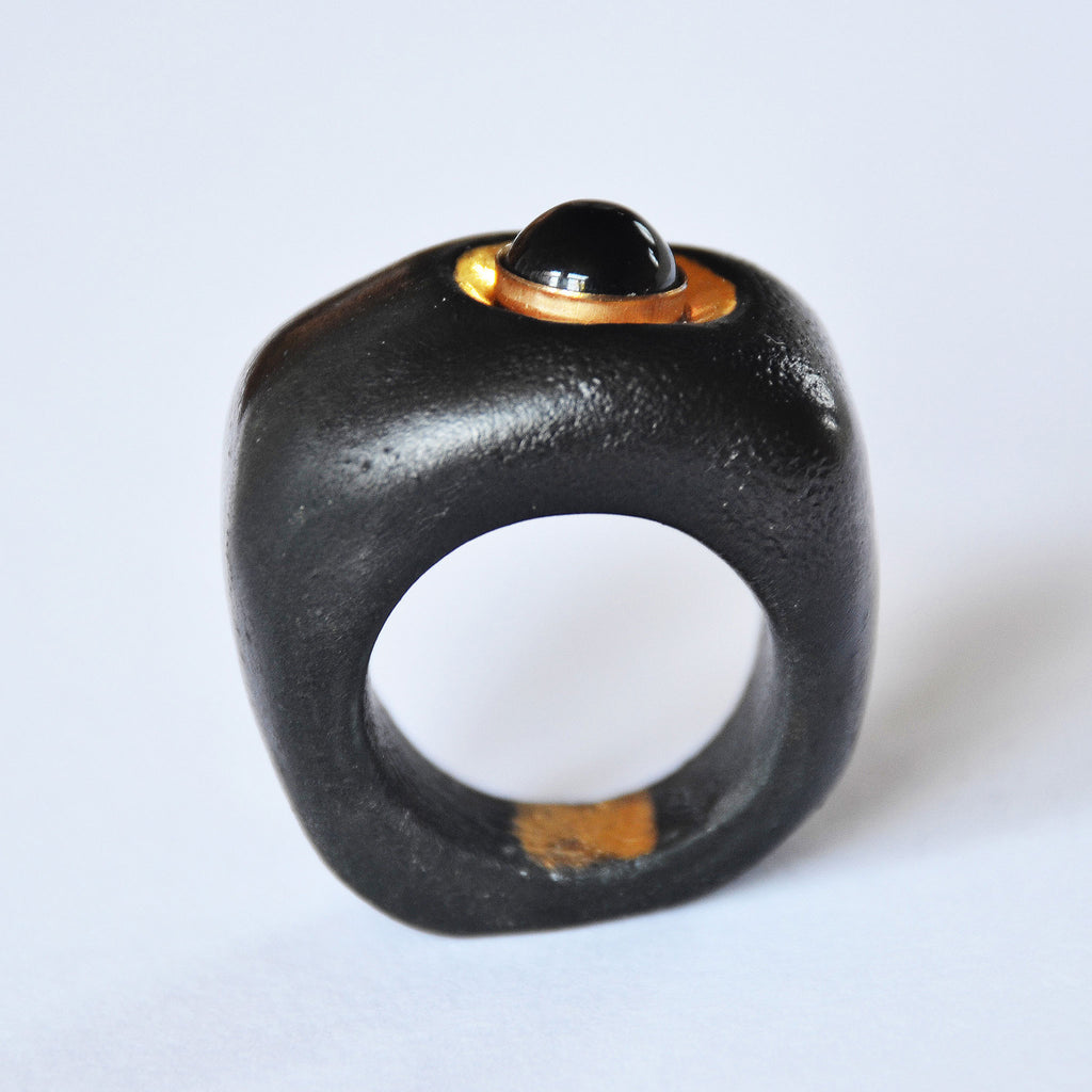 Black Onyx Ring Size 7½